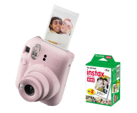 Aparat natychmiastowy Fujifilm Instax Mini 12 różowy + wkłady (20 zdjęć)